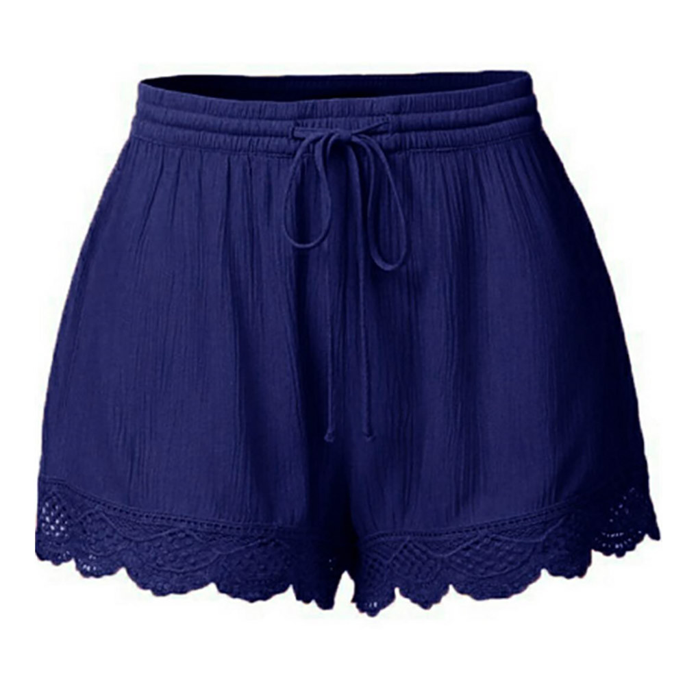 thumbnail image 5 of MKLEKYY Pantalones Cortos De Mujer De Moda Para Mujer, De Encaje, De Talla Grande, Con Lazo, Para Yoga, Deportivos, Leggings, 5 of 5
